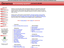 Tablet Screenshot of genemco.com